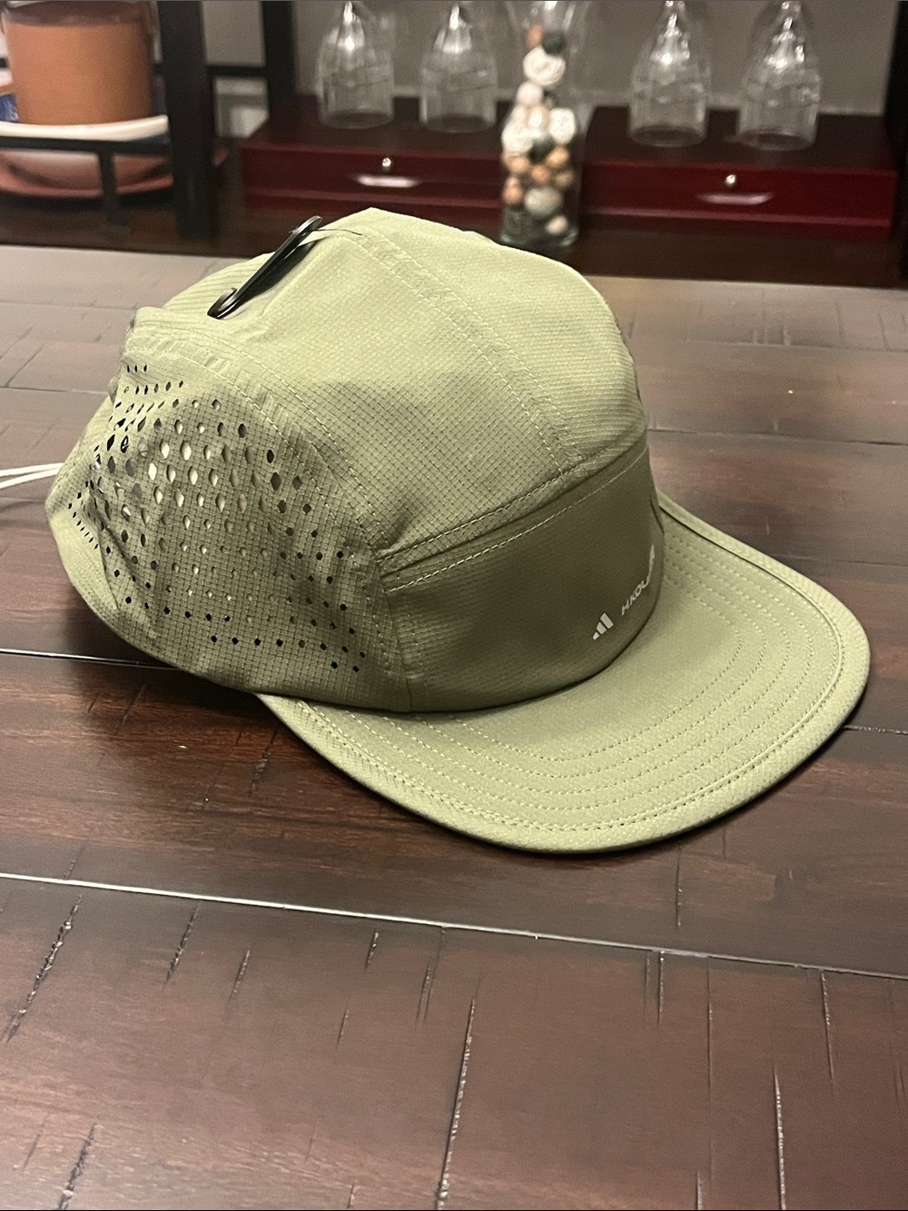 Adidas HK H. Koumori Running Hat Cap New green One Size Adjustable Climacool